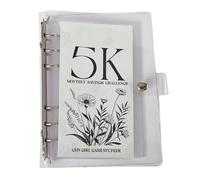 Katnetoly Sfida Finanziaria di 12 Mesi per Risparmiare 5.000 Dollari, Raccoglitore per il Risparmio di Denaro con Buste Mensili