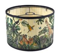 Katnetoly Sfumature di Bambù Paralumi per Lampade da Tavolo Paralume Pianta Verde Brillante A