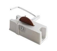 Katnetoly Smerigliatrice A Pistone per Anelli A Mano con Manovella, Grana 120, In Lega di Alluminio Bianco, Sostituzione per 66785 66786, Utensile Smerigliatore