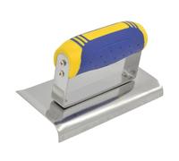 Katnetoly Spatola per Angoli In Acciaio Inossidabile, Attrezzo per Intonacatura con Impugnatura Comoda per Lavori di Rifinitura Degli Angoli.