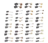 Katnetoly Spazzole In Carbonio per Motori Elettrici 46 Pezzi Sostituzione Spazzole In Carbonio per Motori Elettrici da 23 Diverse Dimensioni per Attrezzi Elettrici.