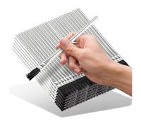 Katnetoly Spazzole per Acido - 144 Spazzole per Flusso Acido In Crine di da 3/8 Pollici, Ideali per Lavori Manuali, Saldatura, Casa, Scuola o Negozio Facile da Installare Facile da Usare