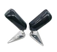 Katnetoly Specchietto Retrovisore Laterale Universale per Auto da 2 Pezzi con Specchietto Retrovisore con Staffa in Superficie A Specchio Blu