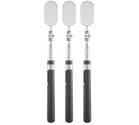 Katnetoly Specchio di Ispezione Telescopico un 3 Pezzi Osserva Lo Strumento di Ispezione Dello Specchio per Controllare Le Condizioni del Veicolo (Ovale)