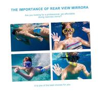 Katnetoly Specchio per Immersioni A 360 Gradi con Specchietto Retrovisore Regolabile per Attrezzature di Sicurezza Subacquea.