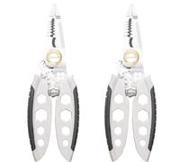 Katnetoly Spellafili Multiuso da 7 Pollici, Strumento Spelafili per Carichi Pesanti, Spelafili e Strumento di Crimpatura, Confezione da 2, Durevole e Facile da Usare