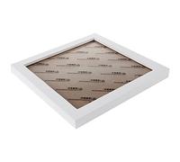 Katnetoly Square Cornice per Foto A Parete in Legno di Pino Spessa (Bianca, 8 Pollici)