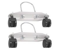 Katnetoly Staffa Mobile per Puleggia per Riscaldatori Elettrici, Supporto per Radiatore Idroelettrico In Stagno D'Olio, Sposta Facilmente il Tuo Riscaldatore Ovunque, Nero Durevole