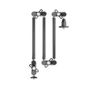 Katnetoly Staffa per Smartphone Braccio per Fotocamera Supporto da Parete Flessibile Articolato Morsetto da Tavolo Supporto per Tablet Tre Sezioni