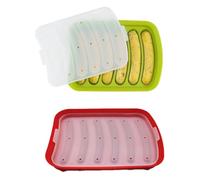 Katnetoly Stampo per Salsicce, Silicone, Stampo per Hot Dog DIY, Cucina Domestica, Stampo per Utensili da Forno