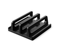 Katnetoly Stand per Porta Laptop Regolabile A Doppio Slot 4 in 1 per Tablet, Telefoni Cellulari e E-Book Office e Dormitory Pigri