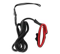 Katnetoly Stand Up Paddle Board Rope Leg Leash Tavola da Surf Foot Rope Protezione da Surf Ricambi di Ricambio Nero Rosso