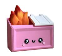 Katnetoly Statuetta da Tavolo con Stampa 3D A Forma di del Cassonetto, Accessorio Divertente, Ornamento, Portapenne, Regalo Scherzoso A