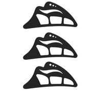 Katnetoly Stencil Riutilizzabile per il Trucco Degli Occhi, 3 Pezzi, Stencil per Ombretto, Strumento per il Trucco Degli Occhi In Silicone 5 In 1