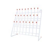 Katnetoly Stendino da Laboratorio 24 Pioli Scaffale per da Laboratorio Stendino per in Filo Metallico Montaggio a Parete/Stendino per Vetro da Laboratorio Indipendente