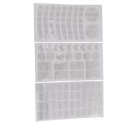 Katnetoly Strisce Riflettenti Nastro per Bici Impermeabile Striscia Riflettente per visibilità Notturna per Caschi da Moto Passeggini Bianca