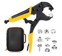 Katnetoly Strumenti di Fissaggio del Kit A Scatto: Pinze A Scatto Regolabili per Kit Riparazione Tela Copertura Della Barca In Tessuto, Bottoni Automatici In Acciaio Inossidabile B