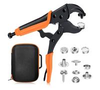 Katnetoly Strumenti di Fissaggio del Kit A Scatto: Pinze A Scatto Regolabili per Kit Riparazione Tela Copertura Della Barca In Tessuto, Bottoni Automatici In Acciaio Inossidabile C