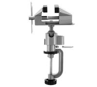 Katnetoly Strumento da Banco da Fisso Mini Banco Moderno 360 ° Morsetto Portatile Rotabile per Perforare Gioielli In Legno