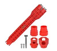 Katnetoly Strumento di Installazione del Rubinetto del Multifunzionale 14 In 1. Strumento per la Manopola del Strumenti Hardware per la Rimozione Delle