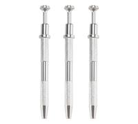 Katnetoly Strumento di Raccolta un 4 Artigli nel Acciaio Inossidabile da 3 Pezzi, Pinza un 4 Punte per Chip IC, Componenti Elettronici,