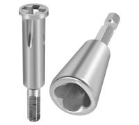 Katnetoly Strumento per Attorcigliare I Cavi da 2 Pezzi con Gambo Esagonale da 1/4 di Pollice, Spelafili e Strumento Twister, Strumento per Collegare Cavi e Cavi