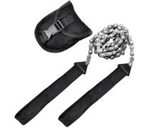 Katnetoly Strumento per Escursionismo Emergenza 11-Attrezzi Esterno A Dente A Mano con Cerniera A Catena Portatile per Sopravvivenza con Registrazione Giardino,A