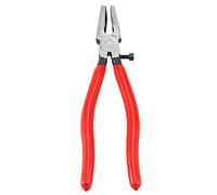 Katnetoly Strumento per Pinze,Pinze da per Vetri nel Metallo con Ganasce Piatte,Pinze da per Collegare Punte nel Gomma per L'Installazione di e Lavori nel Vetro Colorato