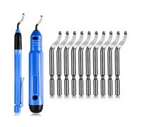 Katnetoly Strumento per Sbavatura per Tubi In PVC, Resina, Rame, Plastica, Bordi Stampati In 3D, Strumento Alesatore per Sbavature per Stampa 3D Idraulica