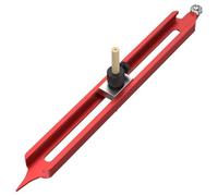 Katnetoly Strumento per Tracciare Contorni, Righello per Tracciare Profili Precisi con Portapenne Regolabile, Misuratore per Angoli per La Lavorazione del Legno