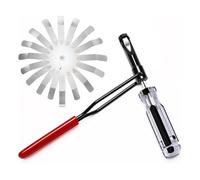 Katnetoly Strumento Regolazione Valore Controdado 10 mm, Sensore Smusso, Perno Regolazione Della Valvola Scanalato, Strumento Rimozione Della Guida Della Valvola per il Posizionamento