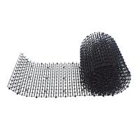 Katnetoly Stuoia per Gatti da Giardino per Uso Domestico Stuoia per Spine Striscia Anti-Gatto Repellente per Cani Deterrente Stuoia per Punte da Giardino Pianta da Fiore-Nero