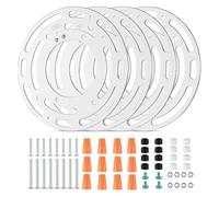 Katnetoly Supporti di Montaggio per Lampade Universali da 4 Pezzi Migliorati con e per Plafoniere e Applique