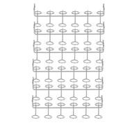 Katnetoly Supporti per Cacciaviti con Pannello A Pioli Accessori per Organizer con Pannello A Pioli Portautensili Multiuso per Strumenti Multianello