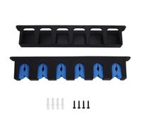 Katnetoly Supporto da Parete per Canne da Pesca per Porte da Garage, Porta Canne da Pesca per Barche, Organizer Verticale per 6 Canne