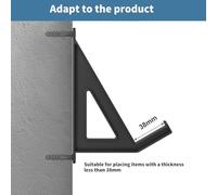 Katnetoly Supporto da Parete per Tastiera Universale Supporto da Parete per Tablet Supporto Staccabile Salvaspazio Supporto per Tastiera