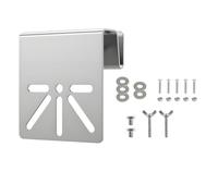 Katnetoly Supporto In Metallo per Grondaia per S340, Supporto per Telecamera di Sicurezza Solare da Montare A Parete, per Esterni, Anti-Ruggine, Perforazione.