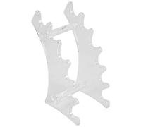 Katnetoly Supporto per Display un 6 Slot nel Acrilico, Penna Stilografica per Sopracciglia, Matita, Gioielli, Trucco, Cremagliera, Supporto Organizzatore, per Ufficio un Casa, Trasparente