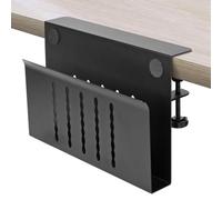 Katnetoly Supporto per Laptop da Appendere con Morsetto, Fori, Organizzatore di Stoccaggio Il Tavolo, Supporto Laterale per Laptop per Ufficio e Casa