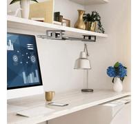 Katnetoly Supporto per Laptop La Scrivania, Supporto in Metallo La Scrivania per Laptop, Tastiera con Silicone AntiGraffio ()