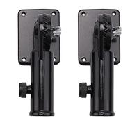 Katnetoly Supporto per Portabandiera Regolabile Multifunzionale 2 nel 1 Supporto per Bandiera Resistente al nel Alluminio Resistente al (Nero)