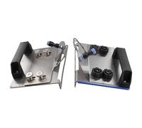 Katnetoly Supporto per Smerigliatrice Angolare Tipo 100 per Taglio di Smusso di Piastrelle A 45° Telaio per Smussatura di Piastrelle In Metallo e Ceramica Strumento Smussatore Portatile