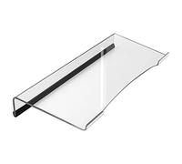 Katnetoly Supporto per Tastiera nel Acrilico, Supporto per Tastiera per Computer Inclinato nel Acrilico Supporto per Tastiera Trasparente per Scrivania Ufficio con Digitazione Ergonomica B