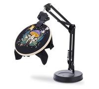 Katnetoly Supporto per Telaio da Ricamo, Supporto per Telaio da Ricamo Regolabile, Supporto Pieghevole in Metallo per Ricamo, Rotazione di 360 Gradi