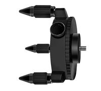 Katnetoly Supporto per Treppiede con Base Rotante Regolabile, Adattatore da 1/4 Pollice per Livelli