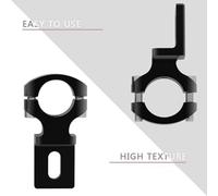 Katnetoly Supporto Universale per Manubrio da 22 Mm, Staffa per Moto, Supporto per Faretto, Morsetto per Tubo per Cafer Chopper, TG80