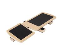 Katnetoly Tabella di Equilibrio in Legno per Stiramento del Piede, Singolo Bilanciere per L'Equilibrio, Anti-Scivolo, Trainer per L'Equilibrio Oscillante, Rinforzo della Caviglia e della Stabilità.