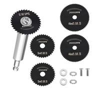 Katnetoly Tagliatubi Interno per Tubi In PVC, Tagliatubi Interno In Plastica 5 Lame di Ricambio In Acciaio per Trapano e Avvitatore A Percussione