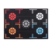 Katnetoly Tappetino da Allenamento per Basket, Antiscivolo, Pieghevole, per Allenamento per Palleggio, Attrezzatura per Interni Ed Esterni, per Bambini, Durevole, Facile da Usare.