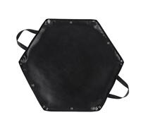 Katnetoly Tappetino Ignifugo Pieghevole Tappetino Ignifugo Resistente al Tappetino Esagonale per Braciere per Picnic All'Aperto Facile da Installare Facile da Usare, Piccolo